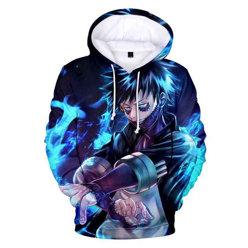 2022 Anime My Hero Academia Hoodies Sweatshirt Men/Women 3D Print Boku No Hero School College Clothing Harajuku Oversized Hoodie W220221