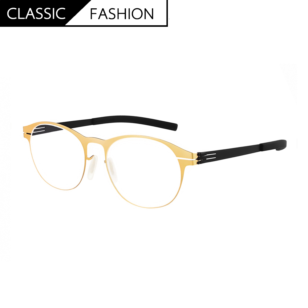 New 2021 Retro-round Berlin Shades Frame 0.5mm Stainless Steel No Screw Miopia Prscription Computer Grade Glasses Sntl
New 2021 Retro-round Berlin Shades Frame 0.5mm Stainless Steel No Screw Miopia Prscription Computer Grade Glasses Sntl