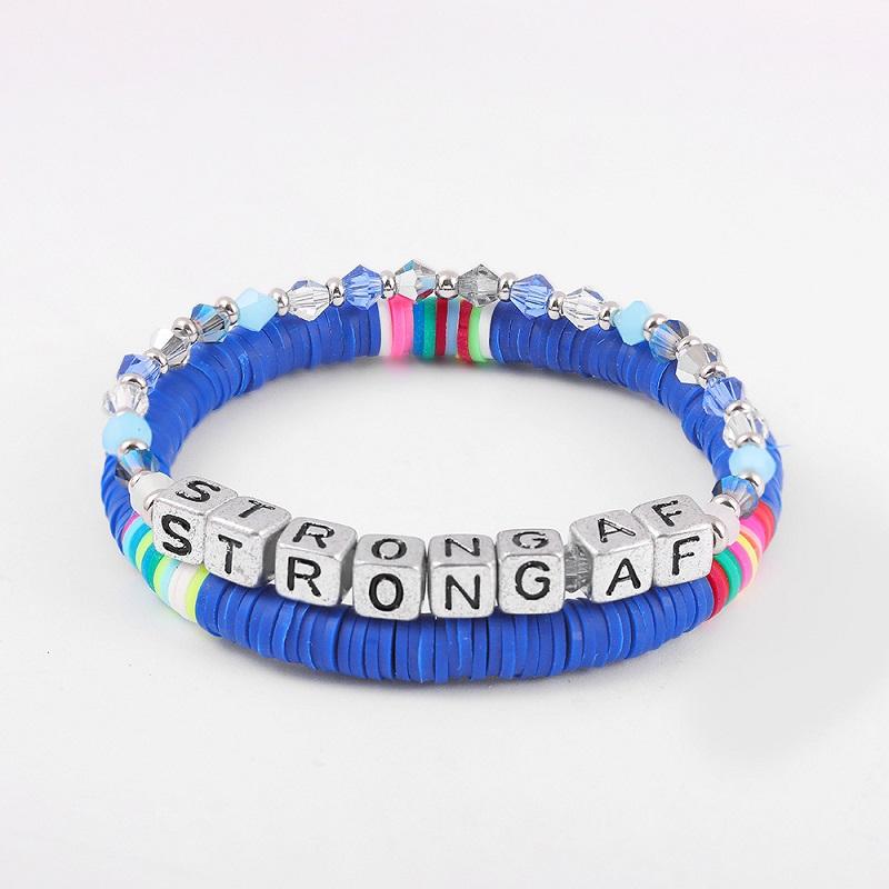 Charm Bracelets 2021 Crystal Beaded Bracelet Elastic Clay Women Jewelry Friendship Christmas Gifts
Charm Bracelets 2021 Crystal Beaded Bracelet Elastic Clay Women Jewelry Friendship Christmas Gifts