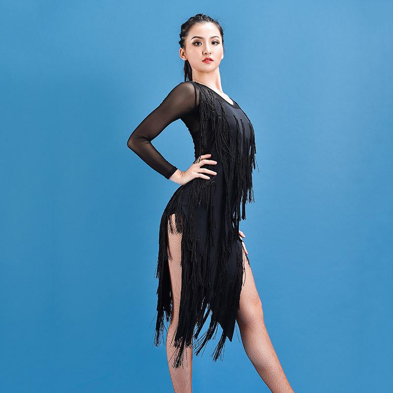 Sexy Latin Dance Dress Women Black Salsa Tango Fringe Dresses Cha Cha Samba Rumba Ballroom Practice Performance Clothes DC4262
Sexy Latin Dance Dress Women Black Salsa Tango Fringe Dresses Cha Cha Samba Rumba Ballroom Practice Performance Clothes DC4262