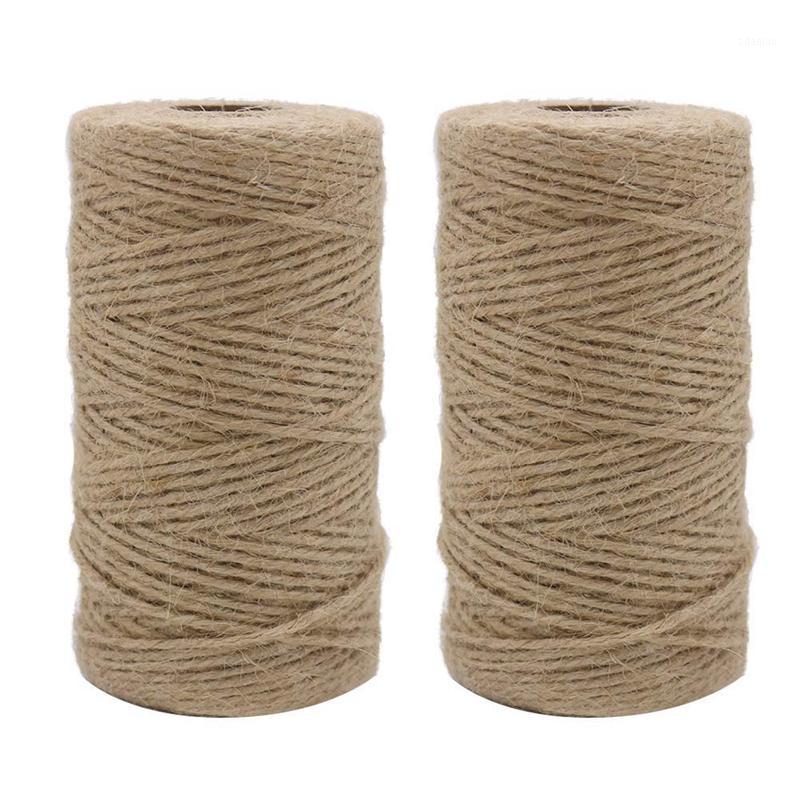 2pcs x 333 feet 2mm 3Ply jute twine, package tied with twine, natural brown winding garden, gift, crafts rope1, As shown
2pcs x 333 feet 2mm 3Ply jute twine, package tied with twine, natural brown winding garden, gift, crafts rope1, As shown