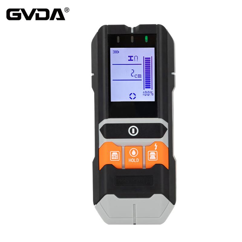 GVDA 4 in 1 Wall Detector Metal Wiring Wood Depth Moisture Detector Meter Wall Scanners Stud Finder AC Voltage Live Wire Tracker
GVDA 4 in 1 Wall Detector Metal Wiring Wood Depth Moisture Detector Meter Wall Scanners Stud Finder AC Voltage Live Wire Tracker
