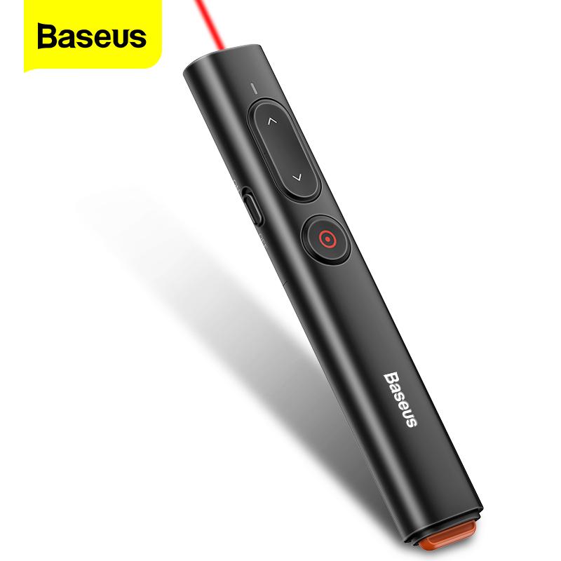 Baseus Wireless Presenter Remote Control Infrared Presenter Pen USB A & USB C Adapter Laser Pointer For Projector Powerpoint PPT
Baseus Wireless Presenter Remote Control Infrared Presenter Pen USB A & USB C Adapter Laser Pointer For Projector Powerpoint PPT