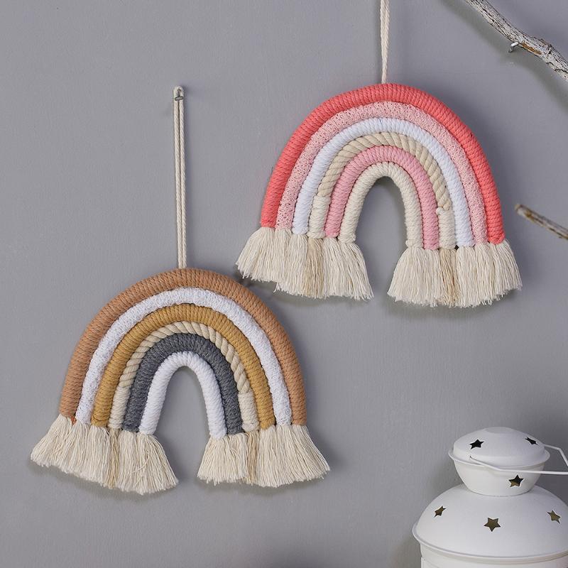 Nordic Tassel Rainbow Macrame Wall Hanging Boho Christmas Kawaii Room Decor Baby Kids Nursery Bedroom Home Decoration
Nordic Tassel Rainbow Macrame Wall Hanging Boho Christmas Kawaii Room Decor Baby Kids Nursery Bedroom Home Decoration