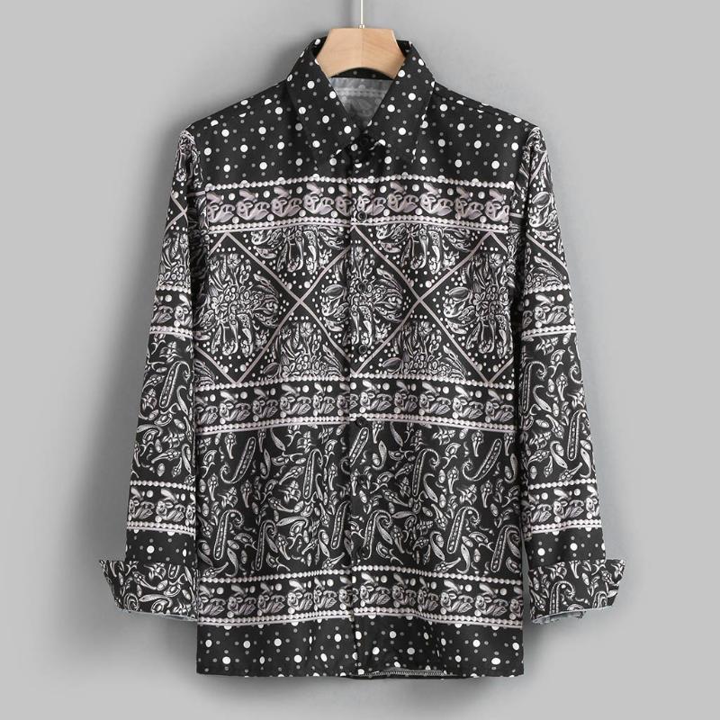 Men's Autumn Fashion Shirt Casual Long Sleeve Beach Top Loose Casual Shirt Blouse Hawaiian Shirts -3xl Plus Size Chemise Homme, Black
Men's Autumn Fashion Shirt Casual Long Sleeve Beach Top Loose Casual Shirt Blouse Hawaiian Shirts -3xl Plus Size Chemise Homme, Black