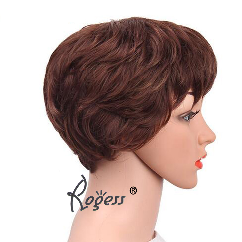 Fashion Short Straight Syntetic Women's Hair High temperature hair wig