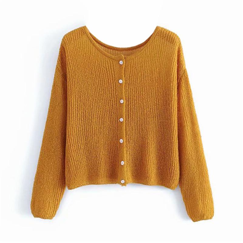 BLSQR Women O-neck Knitted Crop Sweaters Women Thin Cardigan Fashion Solid Long Sleeve Crop Top Ropa Mujer, Black
BLSQR Women O-neck Knitted Crop Sweaters Women Thin Cardigan Fashion Solid Long Sleeve Crop Top Ropa Mujer, Black