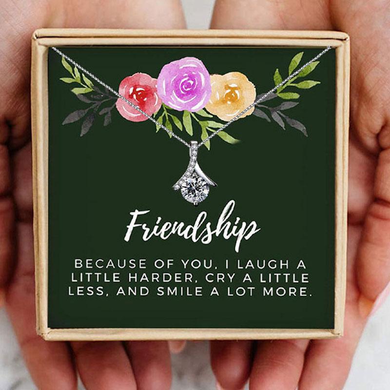 Chain Necklace Women Friendship Cubic Zirconia Necklace Friends Jewelry Family Gift Pendant Necklaces Christmas Gifts
Chain Necklace Women Friendship Cubic Zirconia Necklace Friends Jewelry Family Gift Pendant Necklaces Christmas Gifts