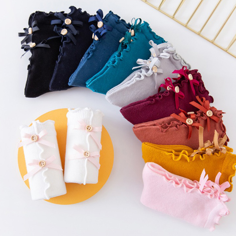 Children Solid Color Socks Baby Summer Bow Wooden Ear Lace Children Socks Soft Infant Casual Socks, Mixed colors
Children Solid Color Socks Baby Summer Bow Wooden Ear Lace Children Socks Soft Infant Casual Socks, Mixed colors