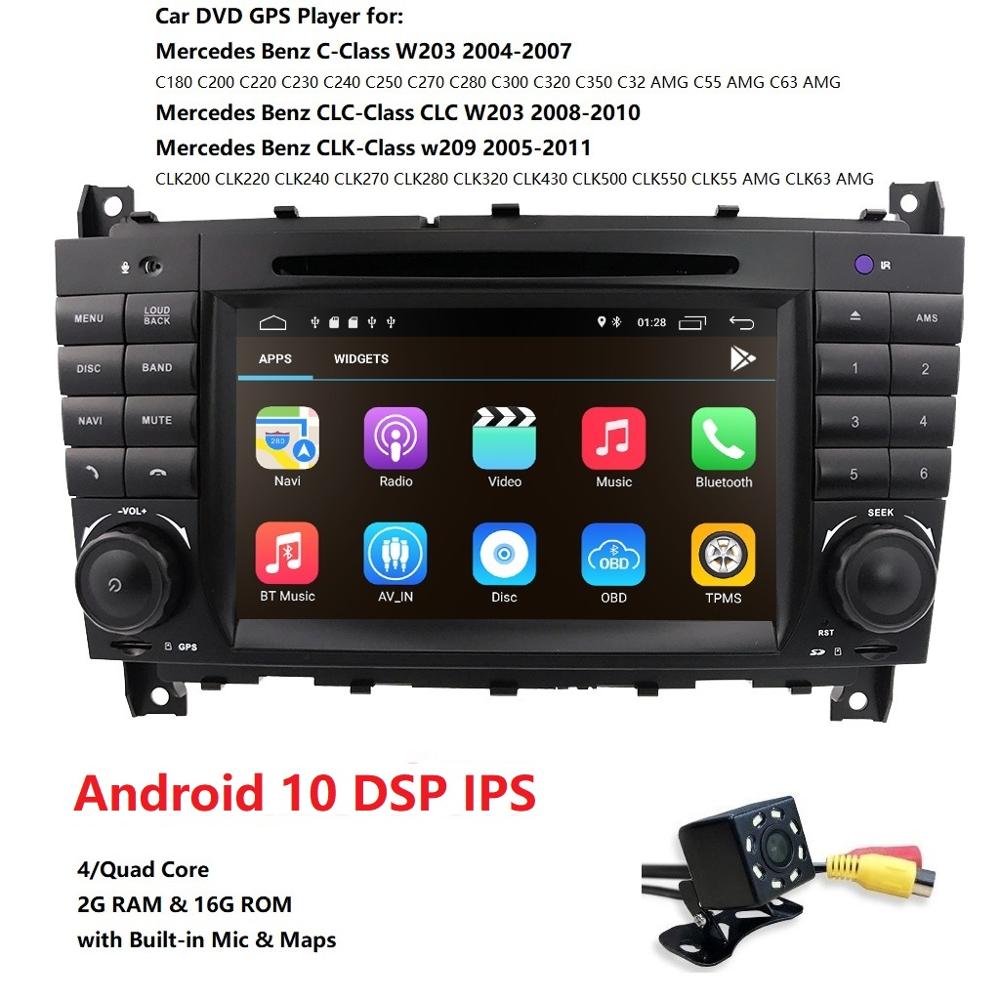 DSP IPS 4 Core 4G 2 Din Android 10 Car radio DVD multimedia GPS for Benz W209 W203 C180 C200 C220 C230 C240 C250 C270 W463 OBD2
DSP IPS 4 Core 4G 2 Din Android 10 Car radio DVD multimedia GPS for Benz W209 W203 C180 C200 C220 C230 C240 C250 C270 W463 OBD2
