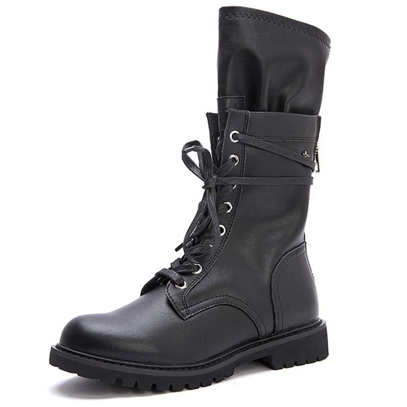 Genuine Leather Women's Motorcycle BootsAutumn Winter Double Zipper WomenAnkle Boot Ladies Shoes Black
Genuine Leather Women's Motorcycle BootsAutumn Winter Double Zipper WomenAnkle Boot Ladies Shoes Black