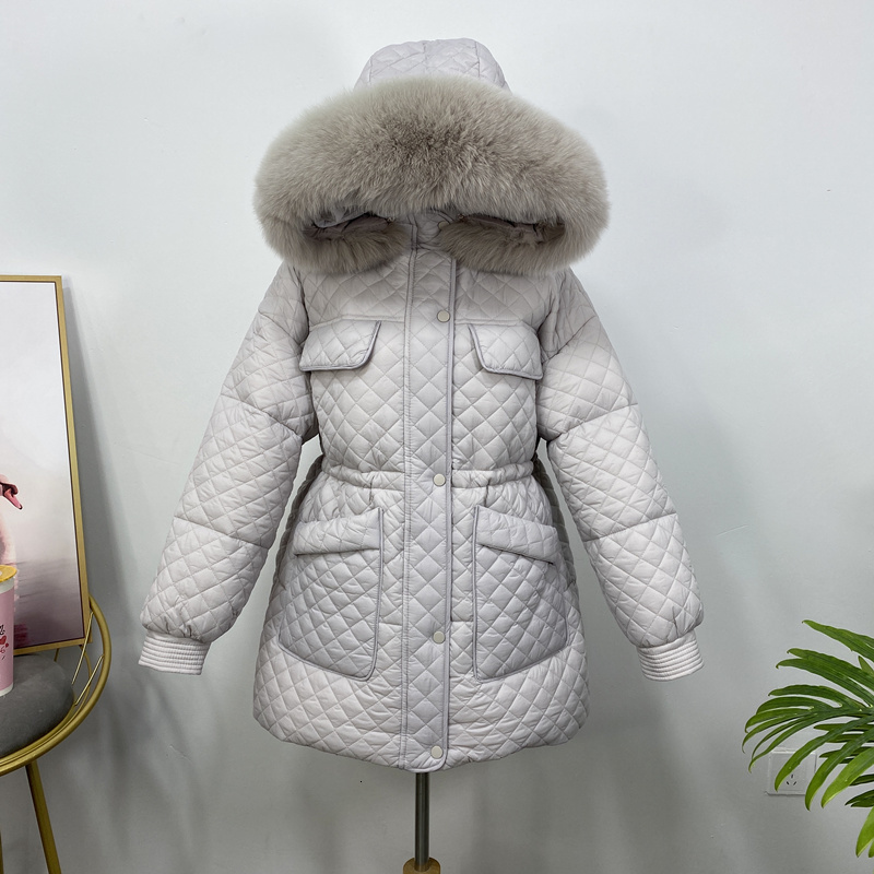 2021 New Female Big of Royal Skin Jacket 90% White Down Hot Thick Snow Coat Streetwear Outwear IHXJ, Short grey.
2021 New Female Big of Royal Skin Jacket 90% White Down Hot Thick Snow Coat Streetwear Outwear IHXJ, Short grey.