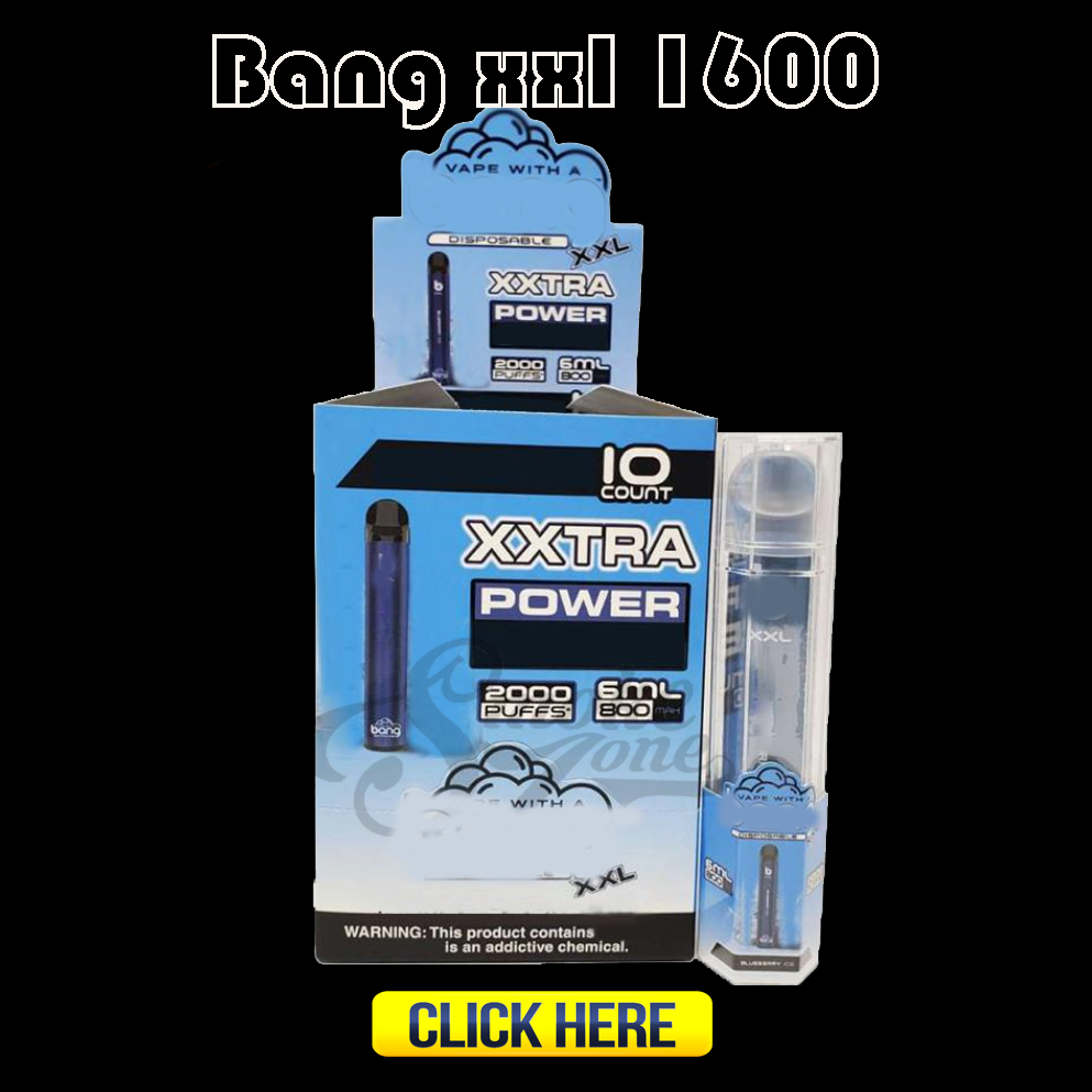 Bang XXL Disposable Vape Pen 2000 Puffs Electronic E Cigarette Vapor Pod Bang XXL XXtra wholesale Puff Vaporizer
Bang XXL Disposable Vape Pen 2000 Puffs Electronic E Cigarette Vapor Pod Bang XXL XXtra wholesale Puff Vaporizer