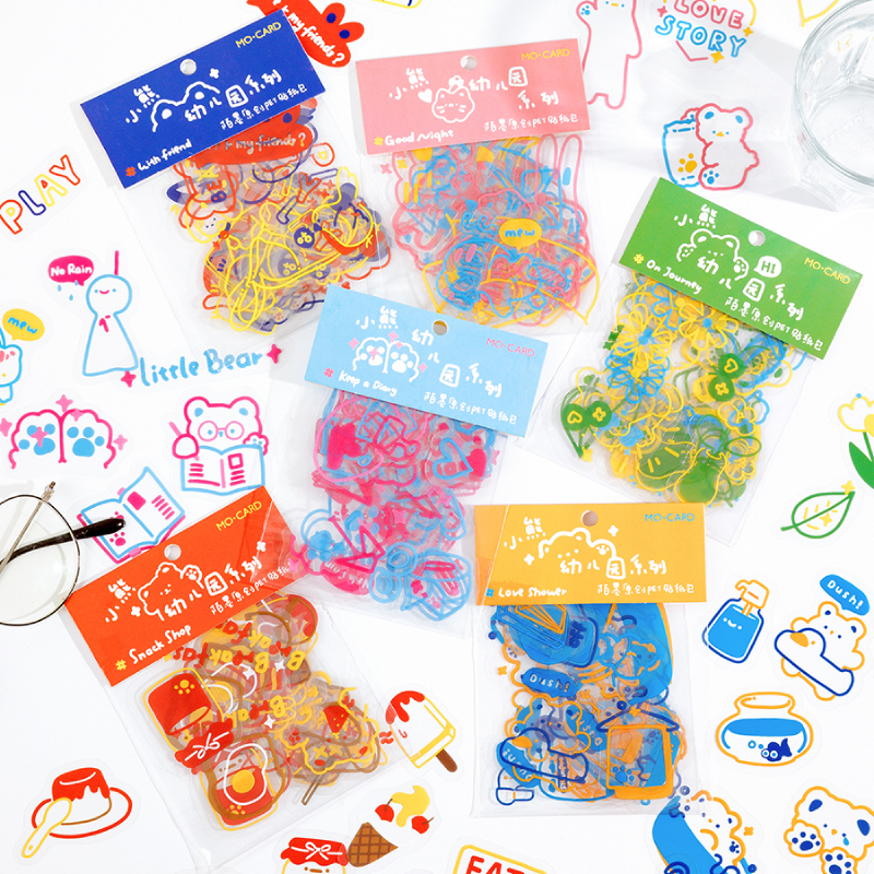 30pcs/lot Kawaii Cartoon Little Bear Stickers DIY diary Journal PET Sticker decoration label Scrapbooking aestheti stationery
30pcs/lot Kawaii Cartoon Little Bear Stickers DIY diary Journal PET Sticker decoration label Scrapbooking aestheti stationery