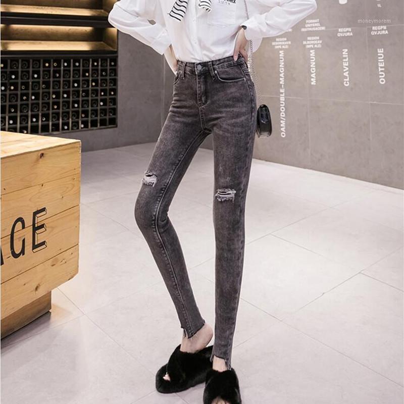 Woman Skinny Jeans High Waist Clothes Blue Denim Clothing Streetwear Vintage Quality 2020 stretch Ripped Fashion Harajuku1, Gray
Woman Skinny Jeans High Waist Clothes Blue Denim Clothing Streetwear Vintage Quality 2020 stretch Ripped Fashion Harajuku1, Gray