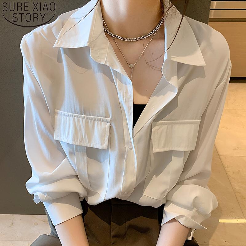White Shirt Women Autumn Fashion Plus Size Clothing for Women 2020 New Shirt Loose All-match Simple Office Lady Blouse 11451, Dark brown
White Shirt Women Autumn Fashion Plus Size Clothing for Women 2020 New Shirt Loose All-match Simple Office Lady Blouse 11451, Dark brown