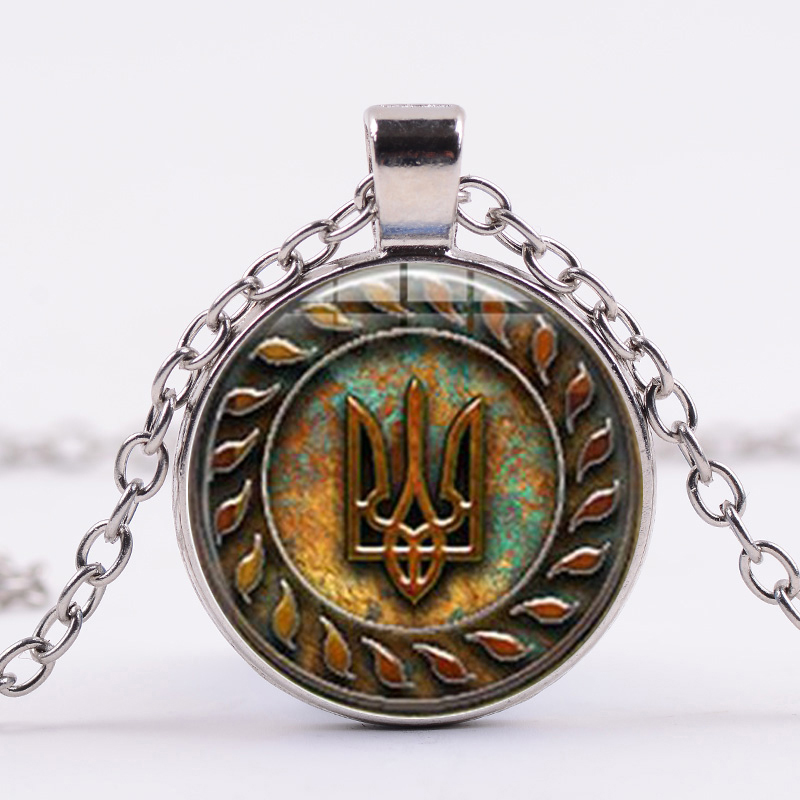 Tryzub Ukraine Pendant Necklace Ukrainian Rune Vintage Patterns Glass Cabochon Chain Necklaces Men Women Classic Jewelry
Tryzub Ukraine Pendant Necklace Ukrainian Rune Vintage Patterns Glass Cabochon Chain Necklaces Men Women Classic Jewelry