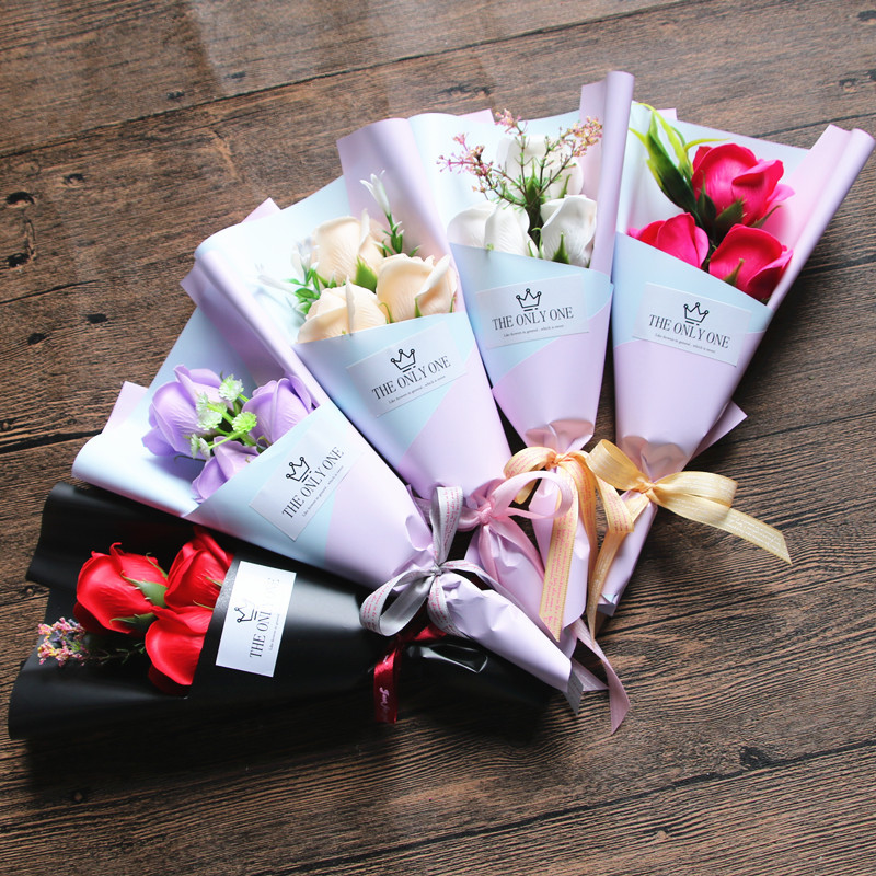 Valentine Day Soap Rose Flower Wedding Engagement Anniversary 3 Heads Soap Rose Flower Bouquet Carnation Mothers/Teacher Day Gift
Valentine Day Soap Rose Flower Wedding Engagement Anniversary 3 Heads Soap Rose Flower Bouquet Carnation Mothers/Teacher Day Gift