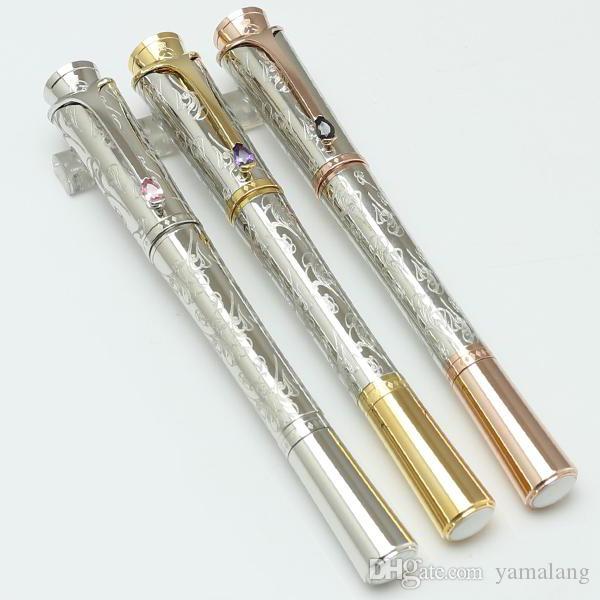 Luxury pen Princesse Grace de Pattern Engraved roller ball Pens School Office Stationery brand Stylo Gift, As picture show
Luxury pen Princesse Grace de Pattern Engraved roller ball Pens School Office Stationery brand Stylo Gift, As picture show