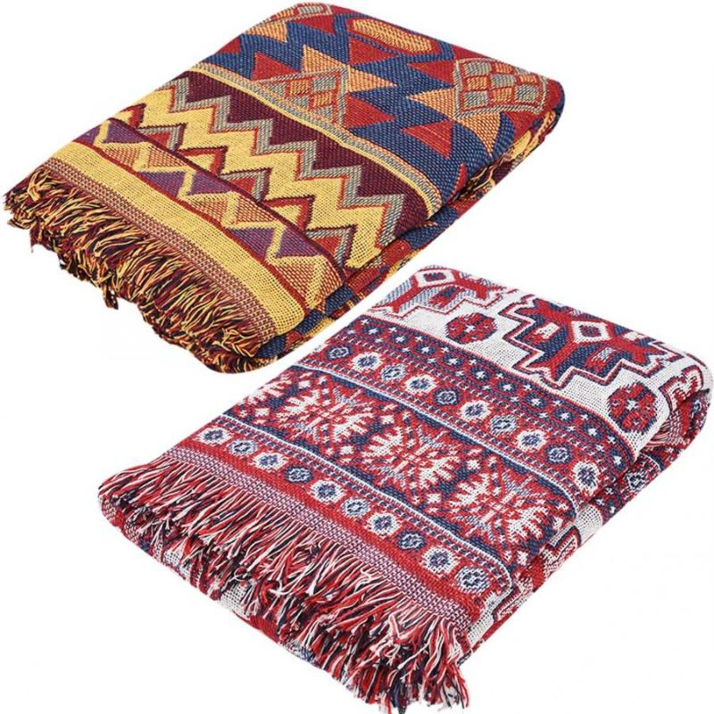 3D Printed Double Sided Cotton Woven Couch Throw Blanket Carpet with Decorative Tassels for Bed Sofa Bed throw
3D Printed Double Sided Cotton Woven Couch Throw Blanket Carpet with Decorative Tassels for Bed Sofa Bed throw
