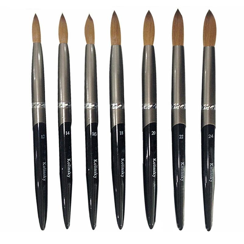 100% kolinsky D Nail Brush Mink Crystal Pen Pure Kolinsky Hair Acrylic Round Nail Brush Size 4/6/8/10/12/14/28
100% kolinsky D Nail Brush Mink Crystal Pen Pure Kolinsky Hair Acrylic Round Nail Brush Size 4/6/8/10/12/14/28