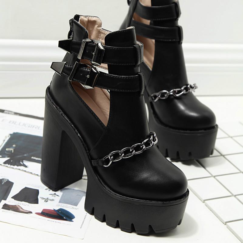 Boussac Metal Chain Platform Boots Women Buckle Strap Ankle Boots for Women Black Punk Motorcycle Goth1
Boussac Metal Chain Platform Boots Women Buckle Strap Ankle Boots for Women Black Punk Motorcycle Goth1
