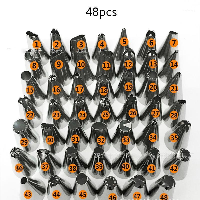 48PCS Stainless Steel Decorating Mouth DIY Cream Piping Nozzles Pastry Dessert Cake Kitchen Baking Decor Tool Accessories Set1
48PCS Stainless Steel Decorating Mouth DIY Cream Piping Nozzles Pastry Dessert Cake Kitchen Baking Decor Tool Accessories Set1