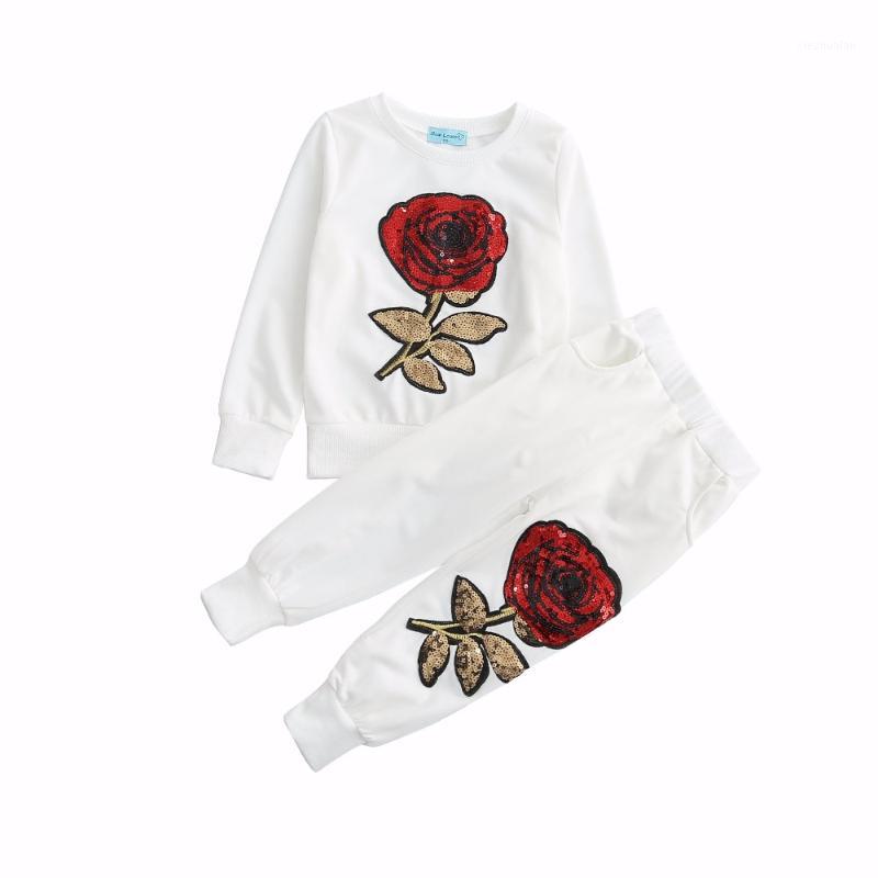 Casual children's clothing Spring Autumn Boys Clothes suit Embroidered Sequins Tops+Pants 2/set Sportswear Flower Girl kids Set1, White
Casual children's clothing Spring Autumn Boys Clothes suit Embroidered Sequins Tops+Pants 2/set Sportswear Flower Girl kids Set1, White