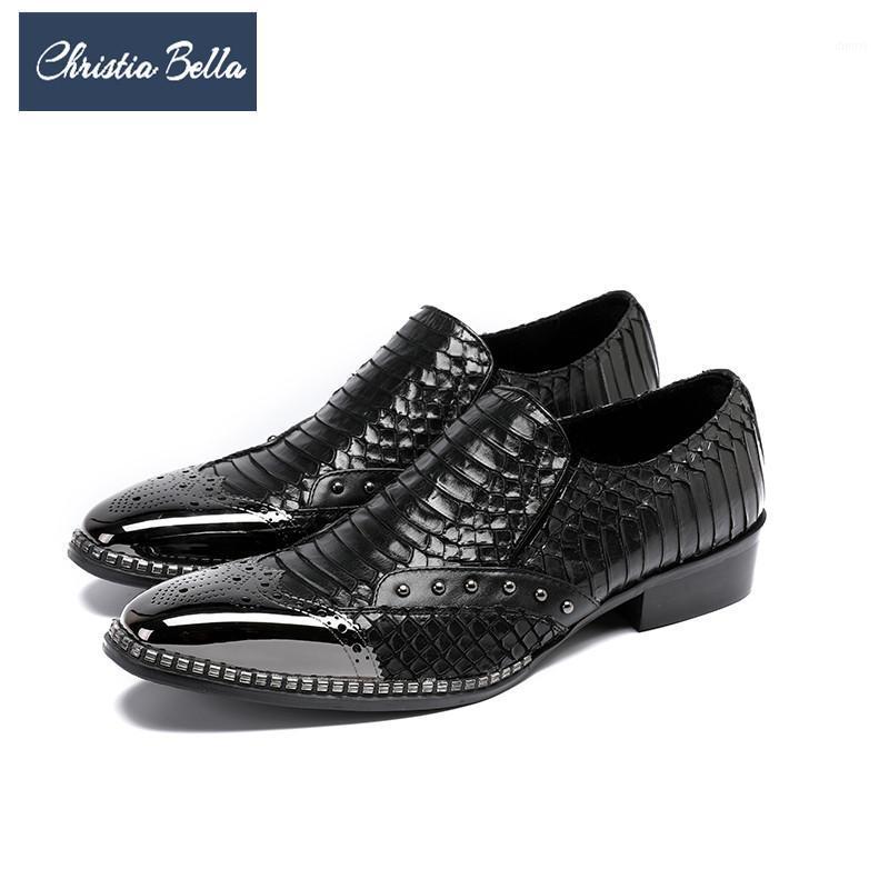 Christia Bella New Italian Business Men Shoes Black Genuine Leather Dress Shoes Rivets Wedding Prom Men Formal Large Size1
Christia Bella New Italian Business Men Shoes Black Genuine Leather Dress Shoes Rivets Wedding Prom Men Formal Large Size1