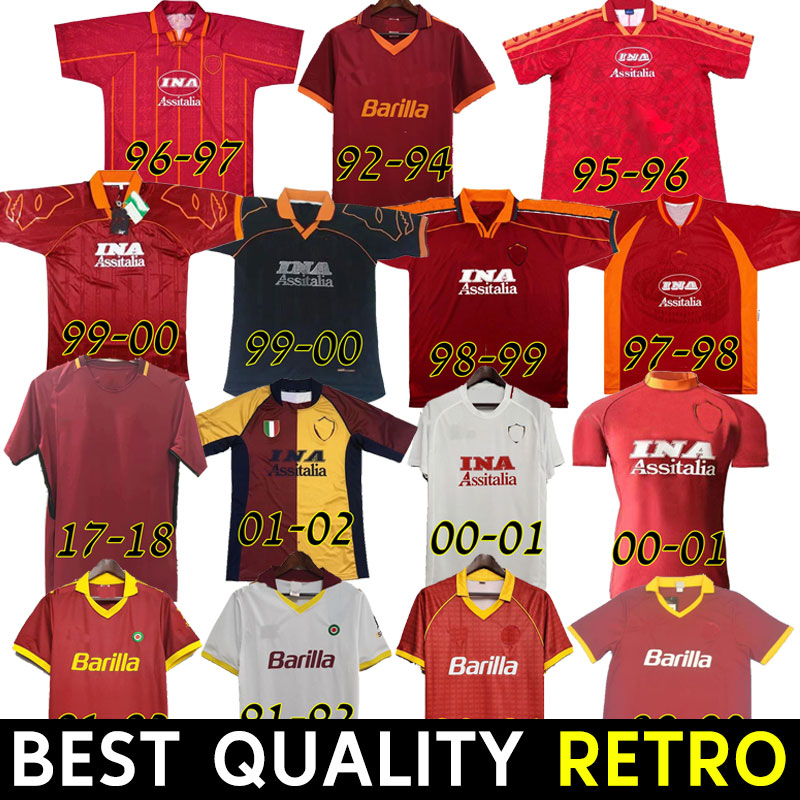 1996 1997 1998 1999 2000 Retro Soccer Jersey home red Classic Vintage Football shirt uniform commemorate antique TOTTI BERNARDINI DELVECCHIO 01 17 18 91 92 94 95, 00-01
1996 1997 1998 1999 2000 Retro Soccer Jersey home red Classic Vintage Football shirt uniform commemorate antique TOTTI BERNARDINI DELVECCHIO 01 17 18 91 92 94 95, 00-01