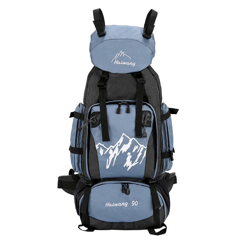 90L Outdoor Mountaineering Bag Men Women Hiking Camping Bags Waterproof Sport Bag Travel Backpacks Large capacity Rucksack 32, Blue color
90L Outdoor Mountaineering Bag Men Women Hiking Camping Bags Waterproof Sport Bag Travel Backpacks Large capacity Rucksack 32, Blue color