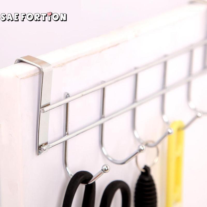 Stainless Steel 5 Hooks clothing Coat Towel Hanger Rack Holder Shelf Over Door Home For Bathroom Kitchen Holder KLD58781
Stainless Steel 5 Hooks clothing Coat Towel Hanger Rack Holder Shelf Over Door Home For Bathroom Kitchen Holder KLD58781
