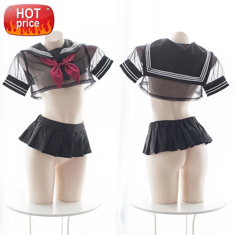 Lolita Erotic Cosplay Costume Student School Girl Uniform Sexy Kawaii Lingerie Set Cute Sailor Costumes Sexy Halloween Costumes #g11h, Black;white
Lolita Erotic Cosplay Costume Student School Girl Uniform Sexy Kawaii Lingerie Set Cute Sailor Costumes Sexy Halloween Costumes #g11h, Black;white