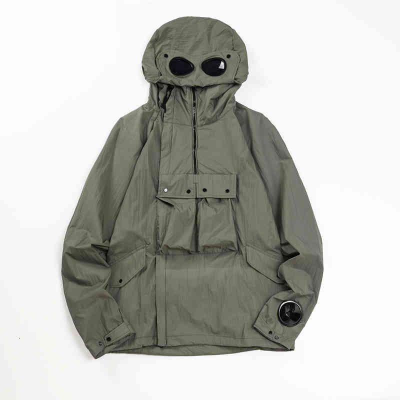 Men's Jackets Clothing SS Goggle Hooded Jacket Spring and Autumn Outdoor windbreaker Fashion brand metal nylon Outerwear Coats G1DE, Black cp011
Men's Jackets Clothing SS Goggle Hooded Jacket Spring and Autumn Outdoor windbreaker Fashion brand metal nylon Outerwear Coats G1DE, Black cp011