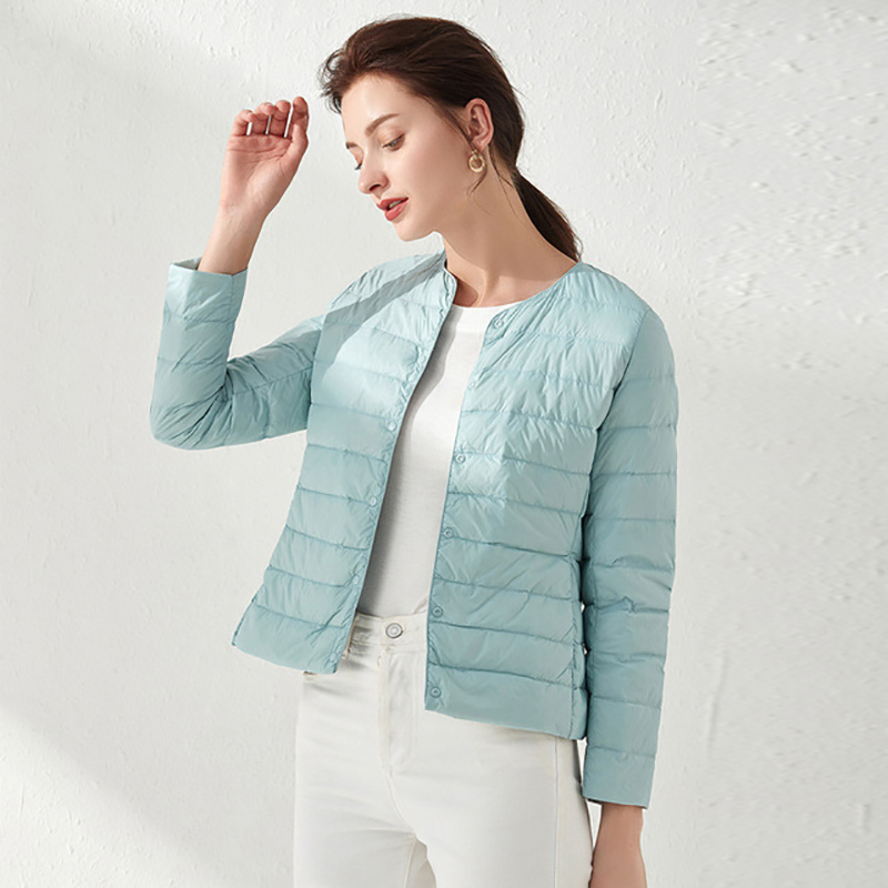 Autumn Women Jacket Short Casual Down Jackets Plus Down Ultra Light Warm Jackets Winter Slim Coat Female Windbreaker Tops 201012