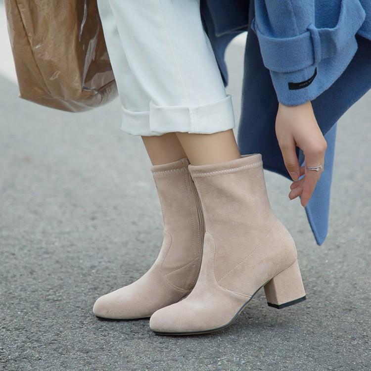 Big Size 9 10 11-13 boots women shoes ankle boots for women ladies shoes woman winter Side zipper round head thick heel, Beige
Big Size 9 10 11-13 boots women shoes ankle boots for women ladies shoes woman winter Side zipper round head thick heel, Beige