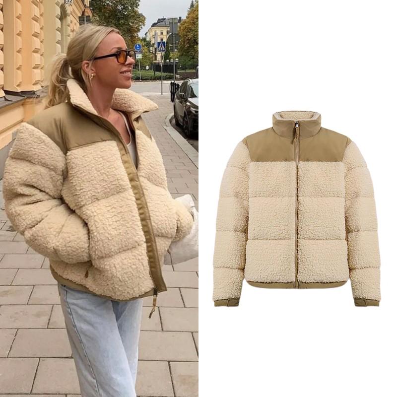 Women's Jackets Winter Fleece Jacket Women Faux Shearg Outerwear Coats Female Suede Fur Coat Men Warm Thickened Lamb Puffer