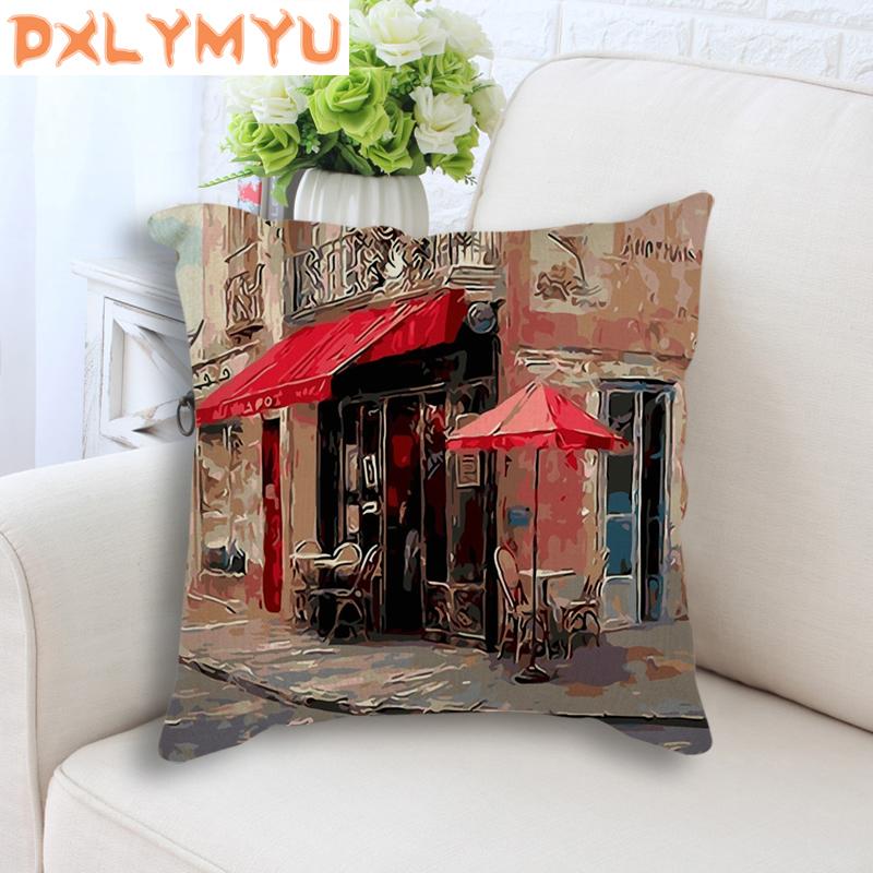 Street, Bus, City Scenery Painting Couch Cushion Decorative Pillows Linen 45x45cm Seat Back Cushions Bedding Pillowcase, As picture
Street, Bus, City Scenery Painting Couch Cushion Decorative Pillows Linen 45x45cm Seat Back Cushions Bedding Pillowcase, As picture