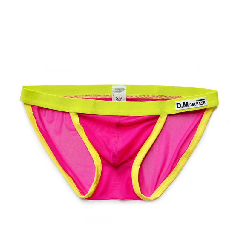 Male underwear ropa interior hombre breathable mesh gay sexy summer men's underpants briefs men slip biquini 201112