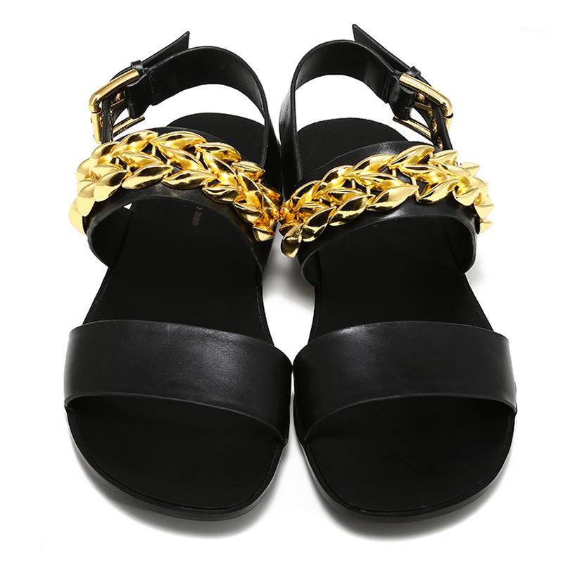 Rome Cut Out Summer Rubber Shoes Buckle Strap Balck Sandals Soft Leather Men Gold Chain Open Toe Youth Flat 2020 Sandals Hombre1, As show
Rome Cut Out Summer Rubber Shoes Buckle Strap Balck Sandals Soft Leather Men Gold Chain Open Toe Youth Flat 2020 Sandals Hombre1, As show