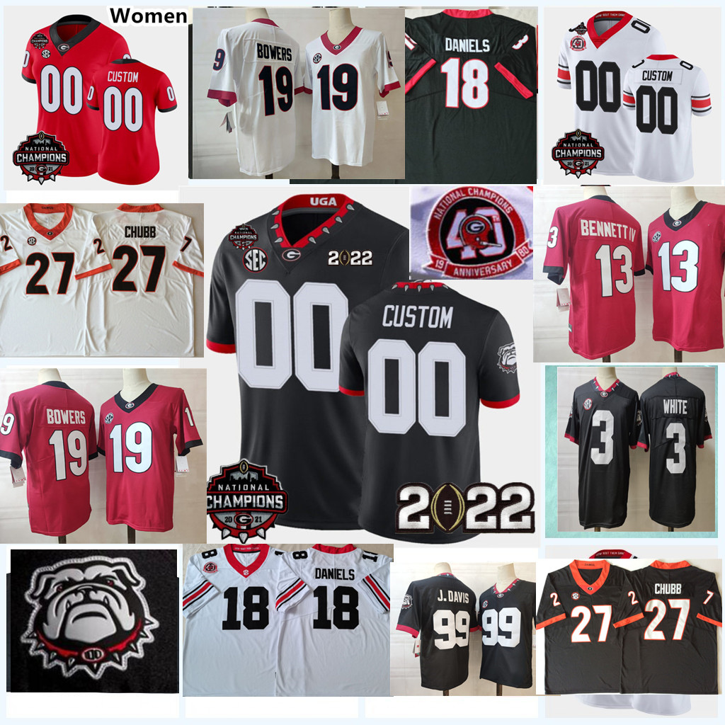 Georgia Bulldogs Football Jersey Warren McClendon Ryland Goede Nazir Stackhouse Kamari Lassiter Warren Ericson Devonte Wyatt Justin Robinson Christopher Smith, Black alternate mascot 100th champ patch
Georgia Bulldogs Football Jersey Warren McClendon Ryland Goede Nazir Stackhouse Kamari Lassiter Warren Ericson Devonte Wyatt Justin Robinson Christopher Smith, Black alternate mascot 100th champ patch