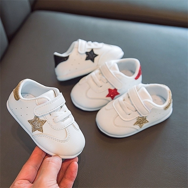 New Baby Shoes Sneakers Cute Star Toddler Shoes for Boy Girl Soft Cotton Anti Slip Spring Autumn Baby Boy Shoes First Walkers