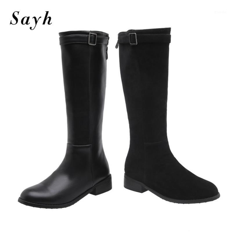 Winter Woman Knee High Boots British Belt Buckle Square Heel Flats Casual Outdoor Shoes High Boots Riding Knight for Women1, Black
Winter Woman Knee High Boots British Belt Buckle Square Heel Flats Casual Outdoor Shoes High Boots Riding Knight for Women1, Black