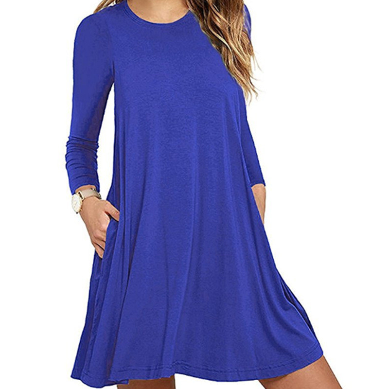 2021 New High Quality Autumn Red Dresses Casual Fashion of Women Long Sleeve Cotton Female Dress Wxf662 Mw79, Sky blue
2021 New High Quality Autumn Red Dresses Casual Fashion of Women Long Sleeve Cotton Female Dress Wxf662 Mw79, Sky blue