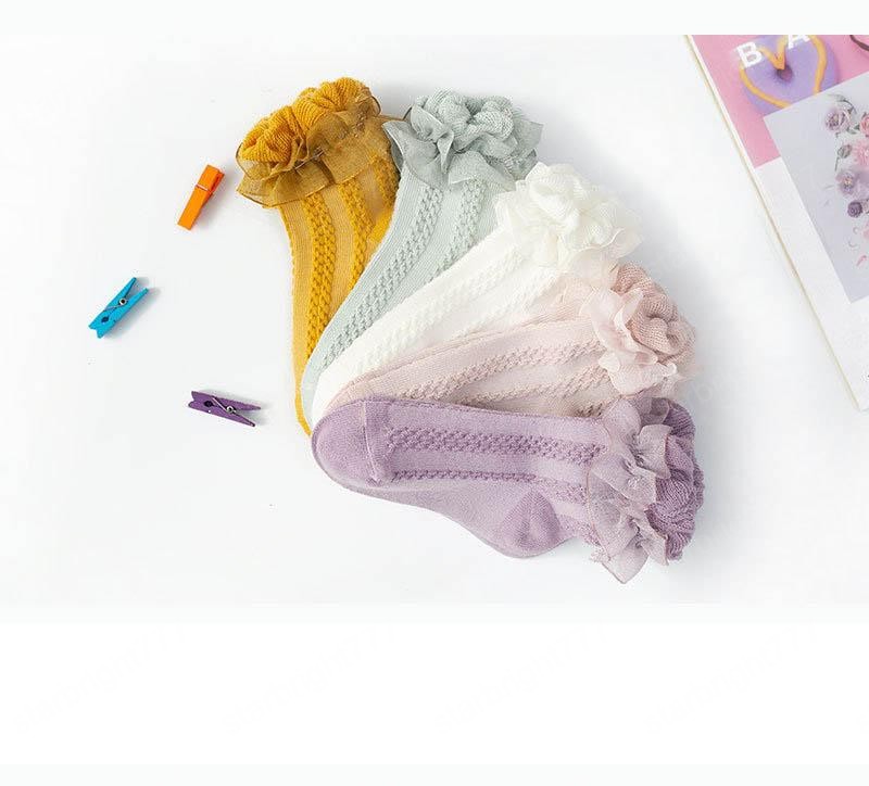 Sweet baby socks lace girls socks cotton princess dance of socks kids sock baby girl clothes girls clothes wholesale