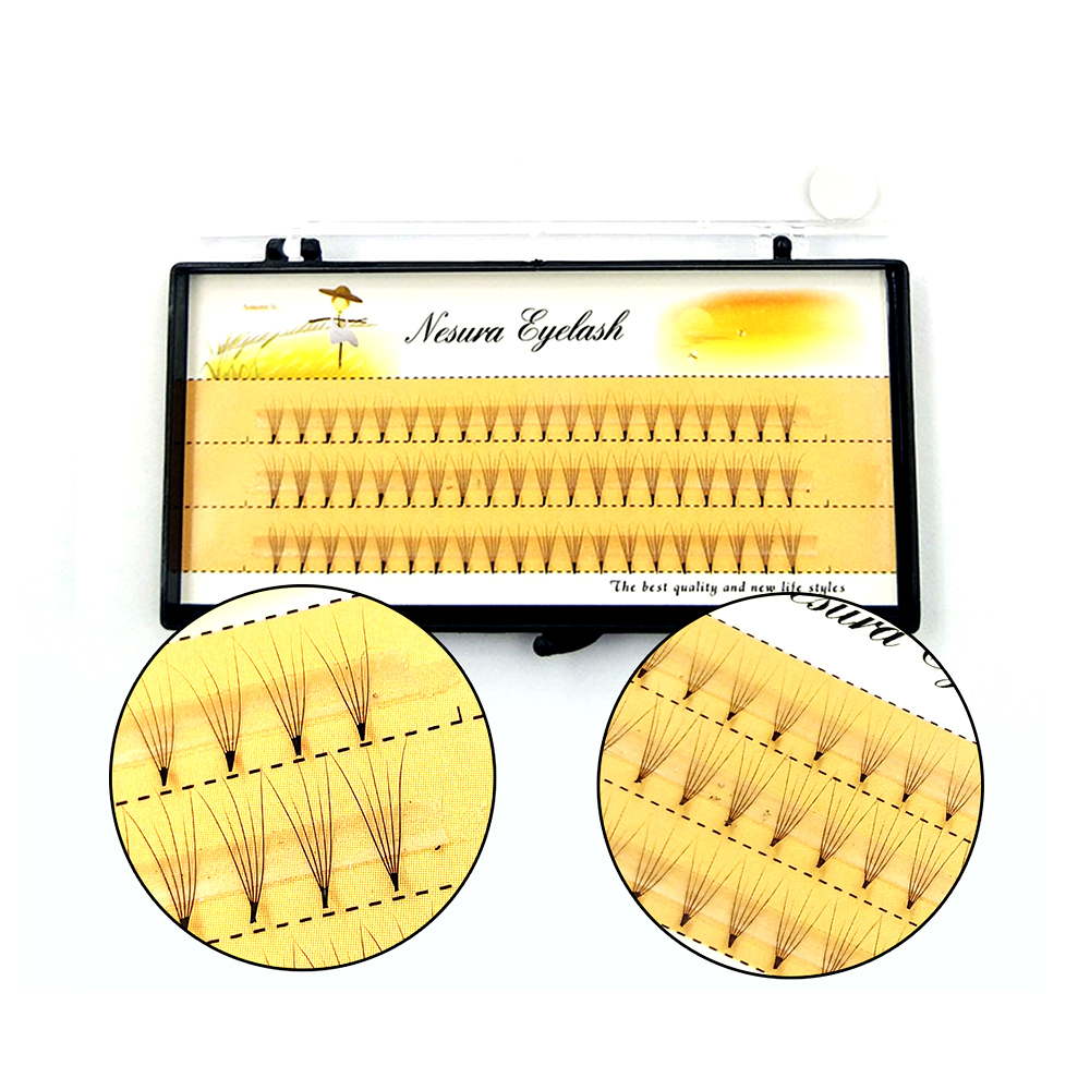 60 Clusters/lot Natural Eyelashes Make Up Fake False Eyelashes 5pcs/Clusters Mink Individual Eyelash Extension
60 Clusters/lot Natural Eyelashes Make Up Fake False Eyelashes 5pcs/Clusters Mink Individual Eyelash Extension