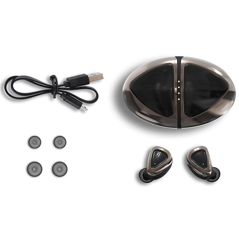 TWS M2 IPX7 Waterproof Earphones Shocking Bass Hi-Fi Bluetooth 5.0 Headphones Wireless Earbuds Sports Headset, Black
TWS M2 IPX7 Waterproof Earphones Shocking Bass Hi-Fi Bluetooth 5.0 Headphones Wireless Earbuds Sports Headset, Black
