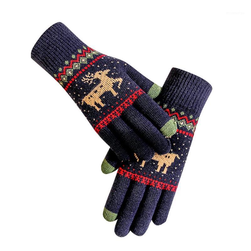 Gloves For Women Extra-warm Fleece Gloves Christmas Elk Printed Winter Warm For Adult Free Size Warmth & Comfort Guantes1
Gloves For Women Extra-warm Fleece Gloves Christmas Elk Printed Winter Warm For Adult Free Size Warmth & Comfort Guantes1