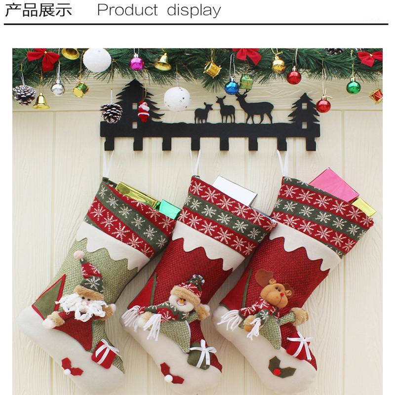 Christmas Stocking Snowflake Christmas Gift Large Size Santa Snowman ELK Bags Home Decor Party Decorations Kids Gifts1
Christmas Stocking Snowflake Christmas Gift Large Size Santa Snowman ELK Bags Home Decor Party Decorations Kids Gifts1