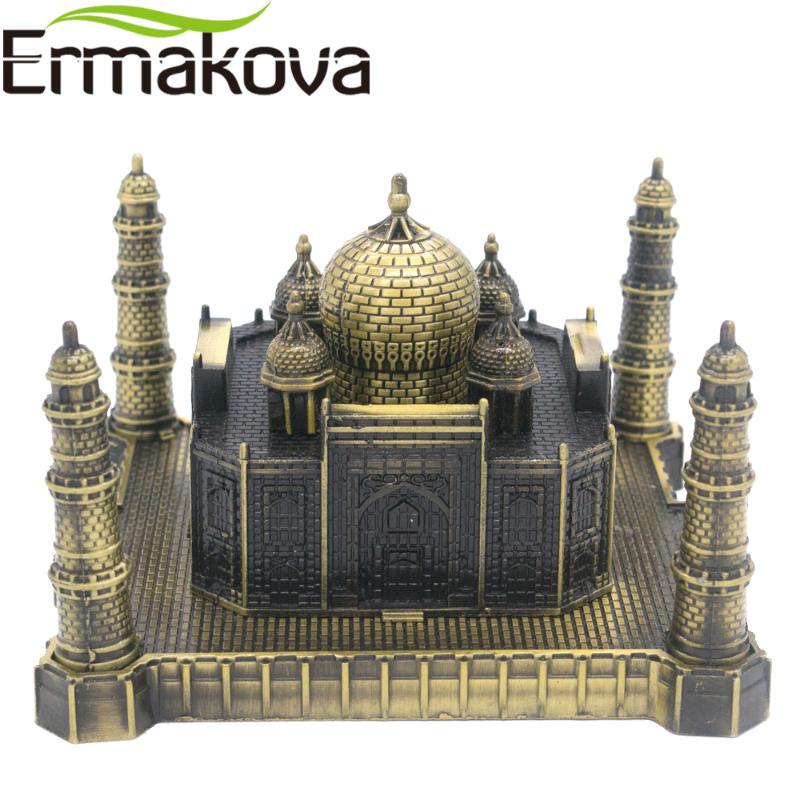ERMAKOVA Taj Mahal Model Metal Antique Bronze Building Figurine World Famous Landmark Architecture Home Office Decoration
ERMAKOVA Taj Mahal Model Metal Antique Bronze Building Figurine World Famous Landmark Architecture Home Office Decoration